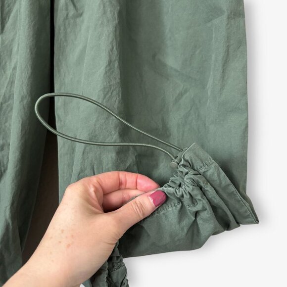 Universal Thread Maxi Cargo Jumpsuit Olive Green Womens Small Streetwear Y2K - Picture 13 of 15